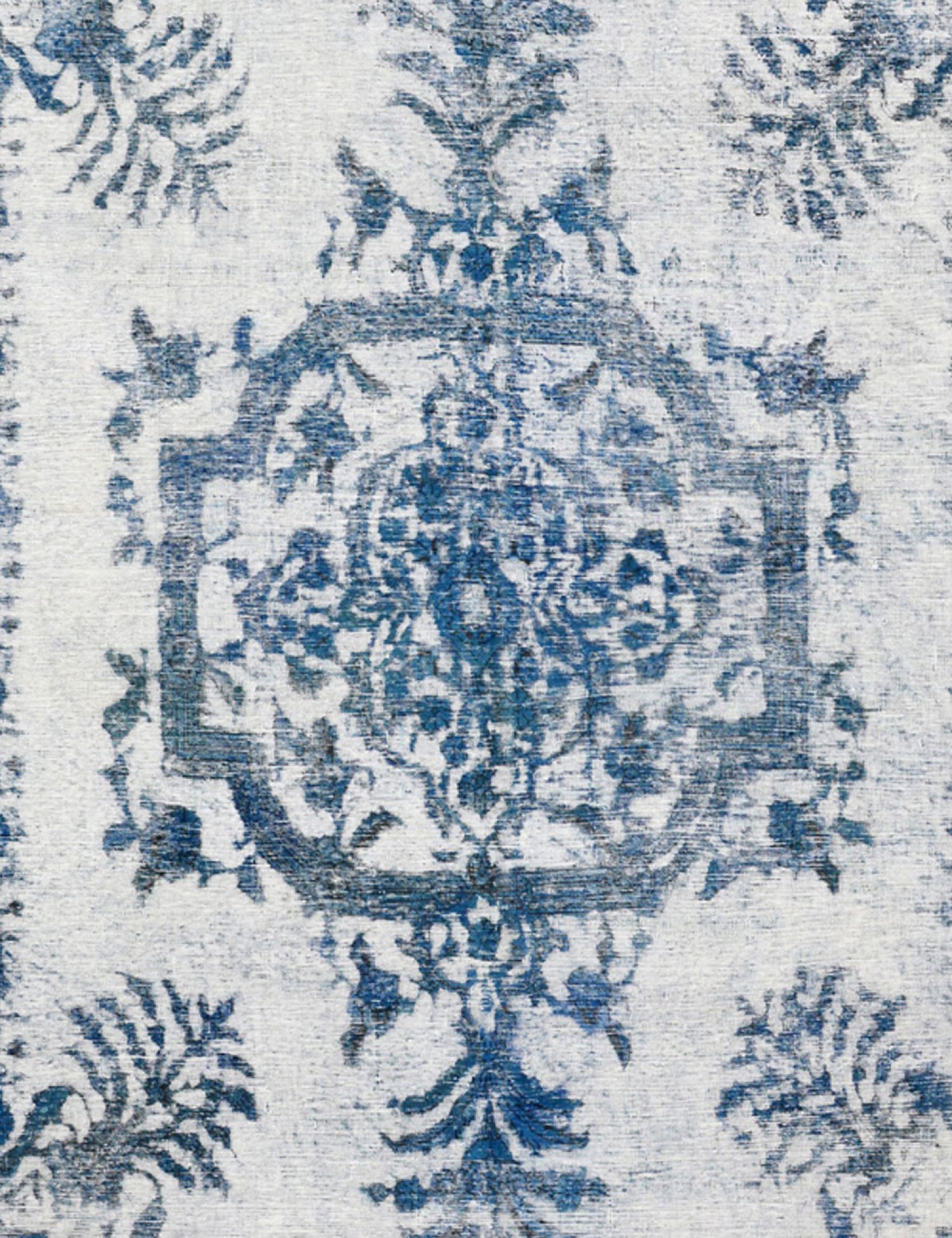 Vintage Teppich  blau <br/>375 x 302 cm