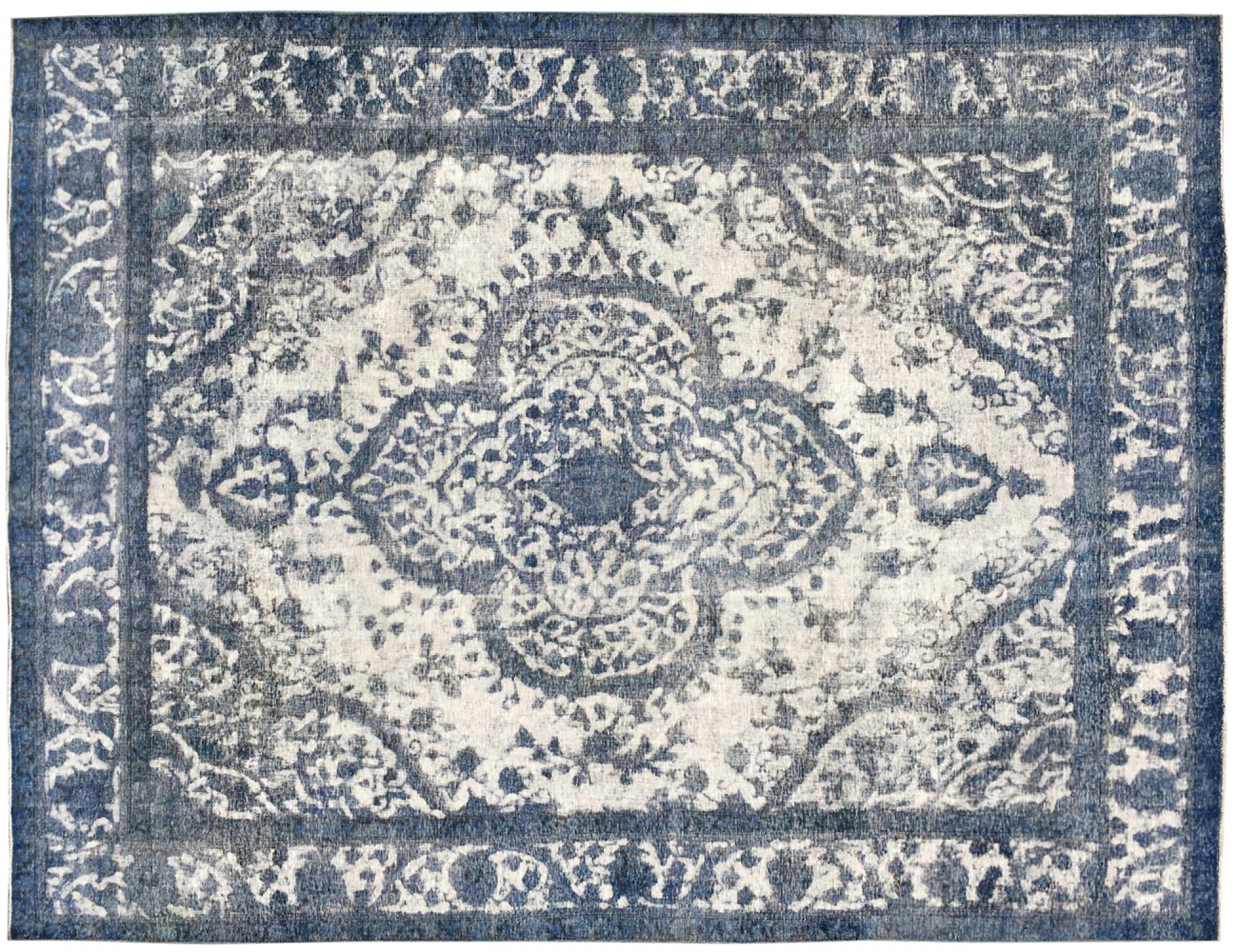 Vintage Tapijt  blauw <br/>377 x 297 cm