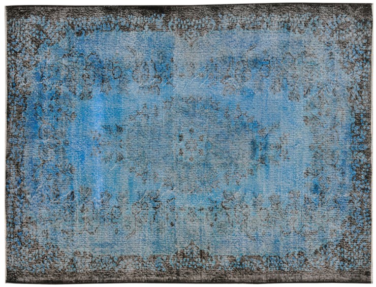 Blauw Turkije  Vintage Tapijt  288 x 181 cm
