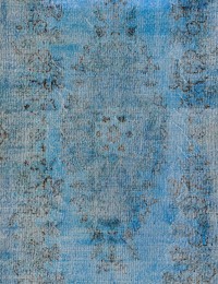 Blauw Turkije  Vintage Tapijt  288 x 181 cm