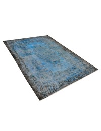 Blauw Turkije  Vintage Tapijt  288 x 181 cm