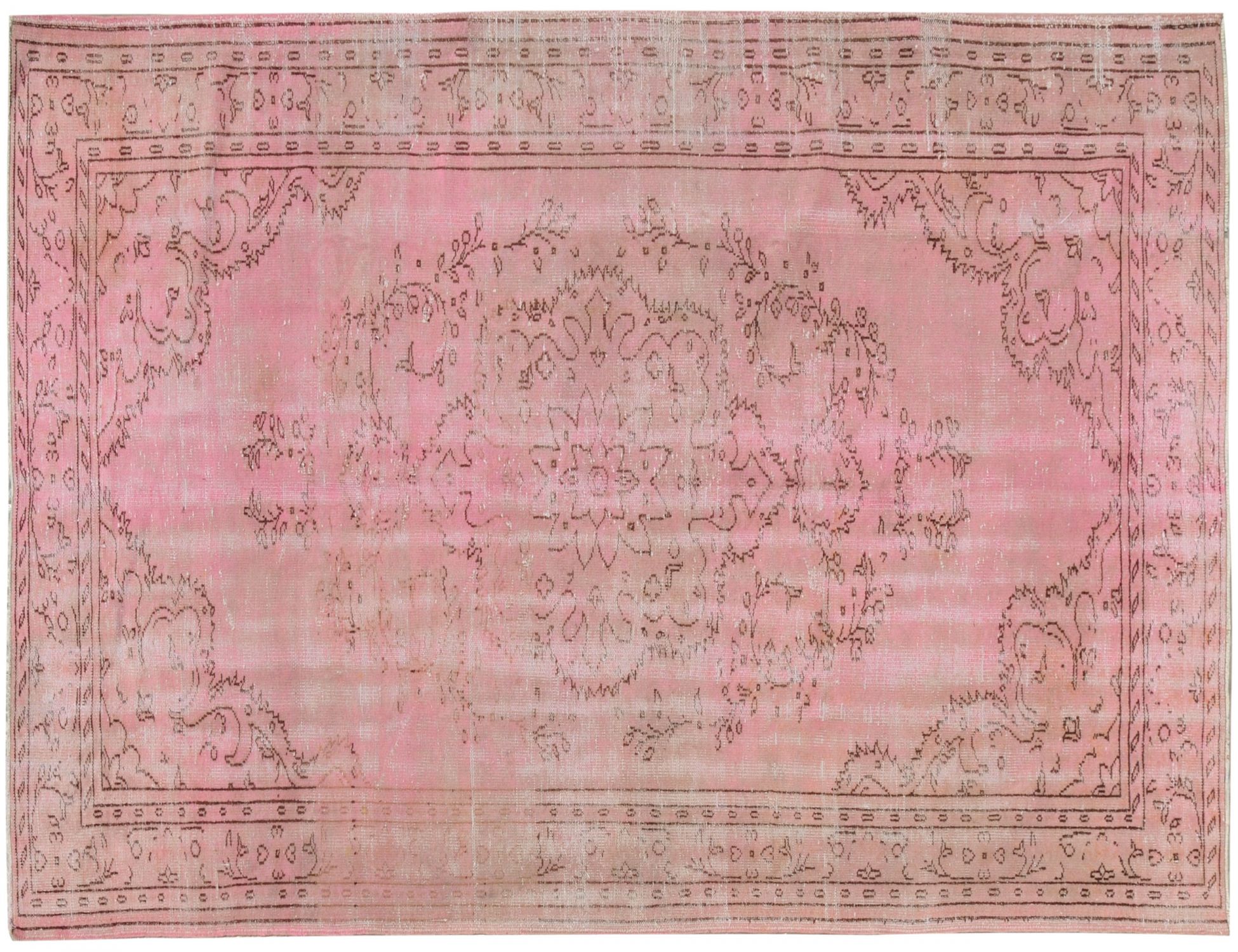 Tappeto Vintage  rosa <br/>344 x 209 cm