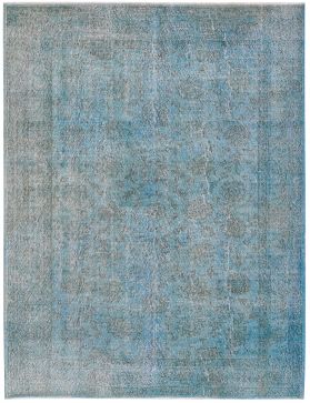 Vintage Teppich blau 334 X 204 blau