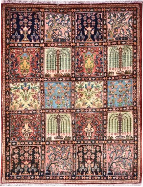 Beige Persiano Moud Tappeto  152 x 91 cm