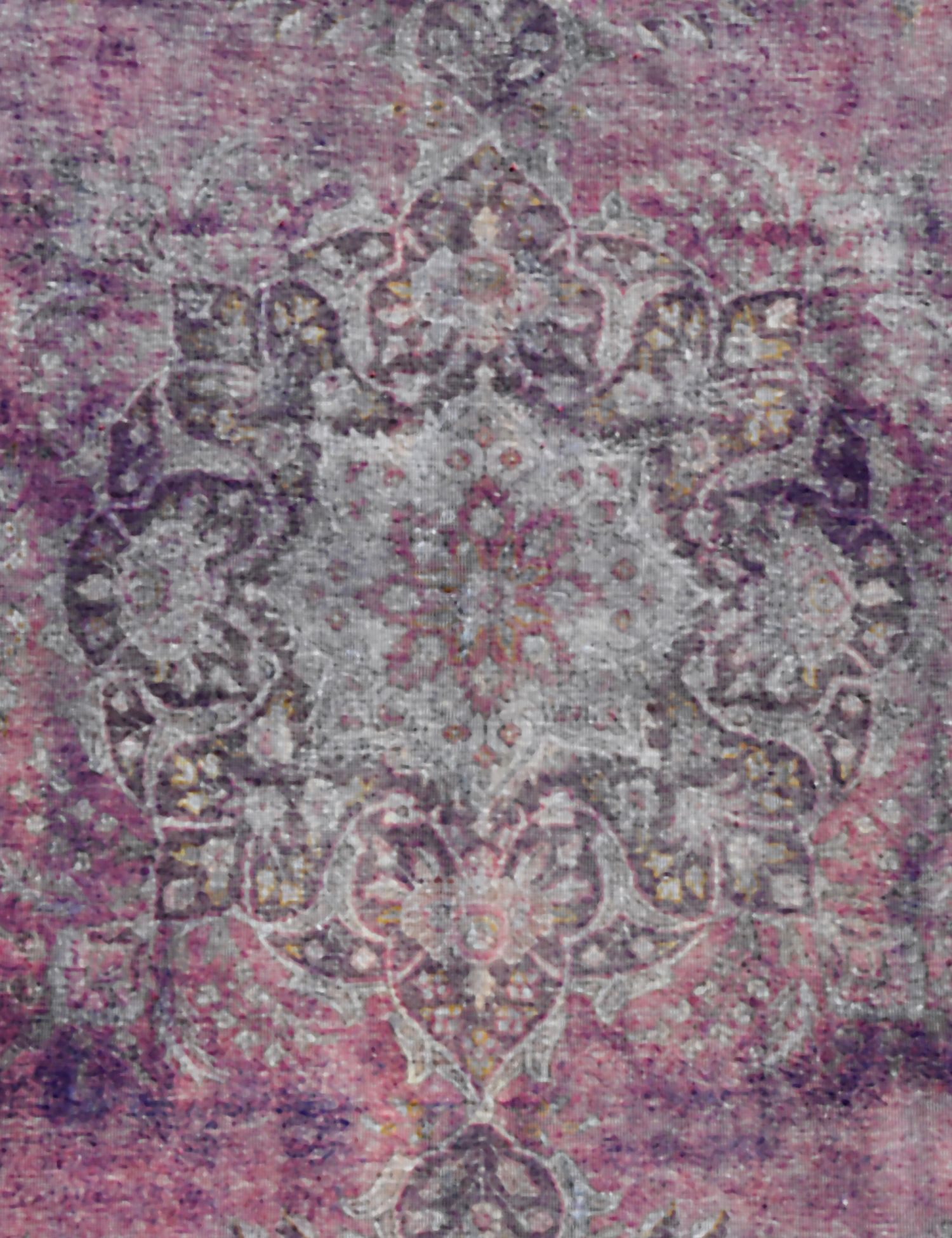 Rund  Vintage Teppich  lila <br/>227 x 227 cm