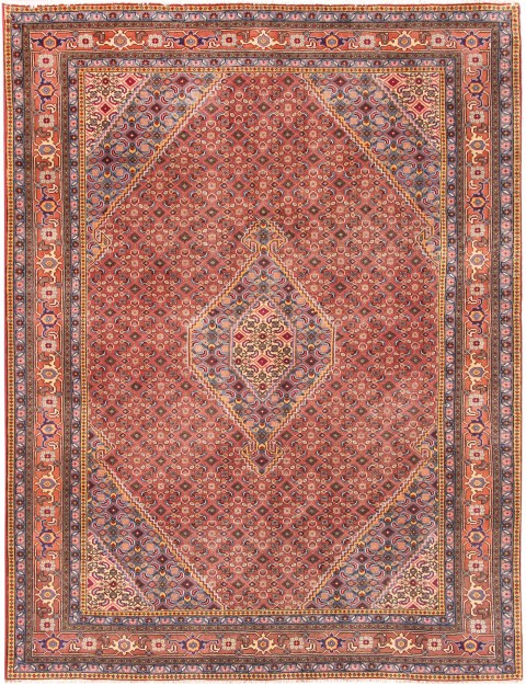 Blau Persien Bidjar Teppich 301 x 200 cm