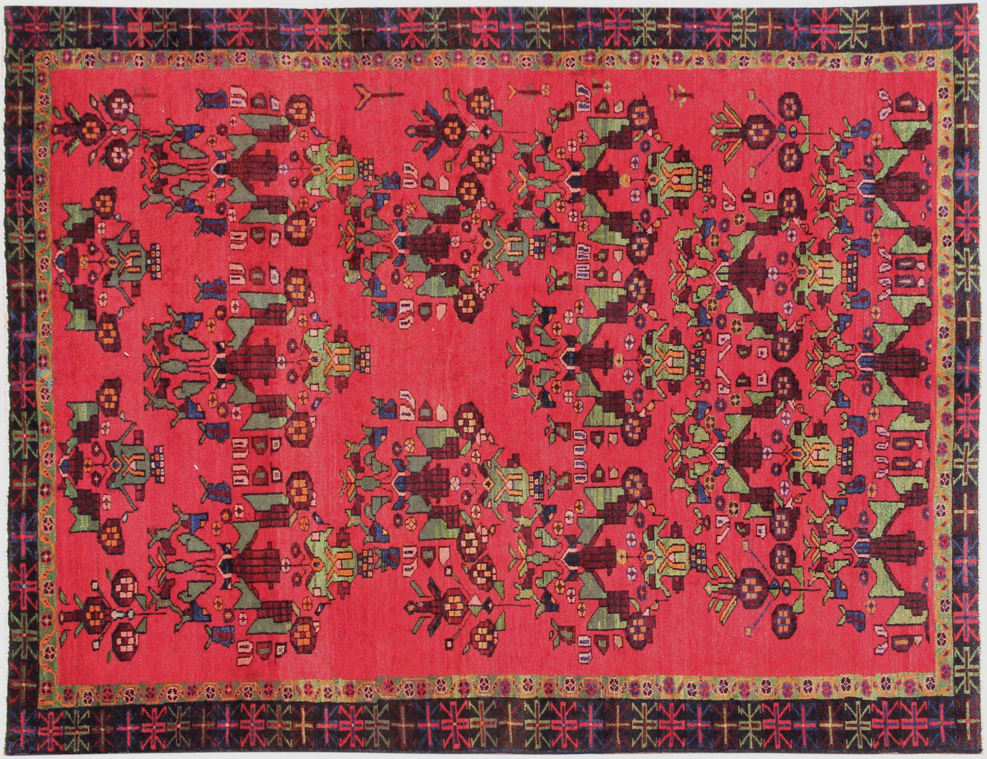  Hamadan Carpet  red  <br/>249 x 172 cm
