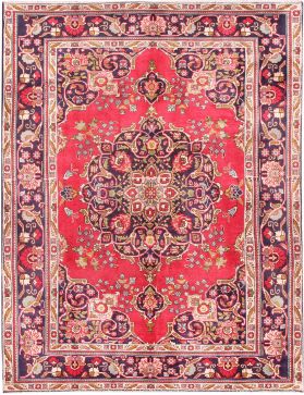 Tabriz Tæppe 290 x 194 rød