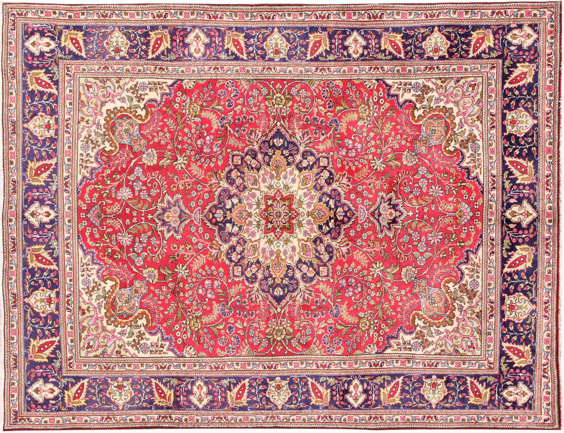 Tabriz Tappeto  rosso <br/>297 x 205 cm