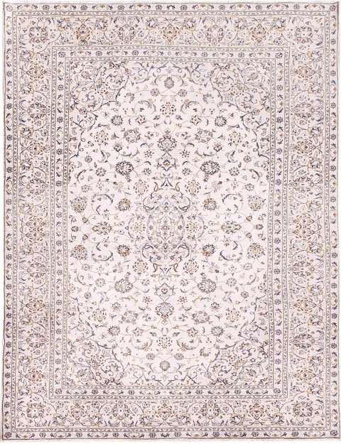 Beige Persan Kashan Tapis 315 x 211 cm