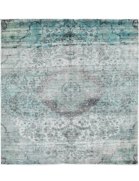 Türkis Persien Persischer Vintage Teppich 247 x 206 cm