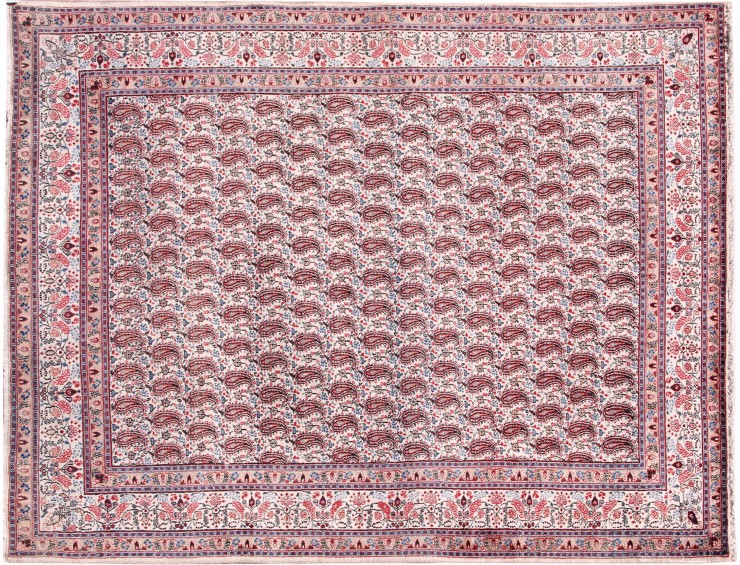 Beige Persiano Moud Tappeto 307 x 214 cm