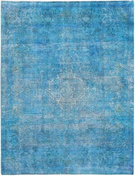 Perzisch vintage tapijt 280 x 177 blauw