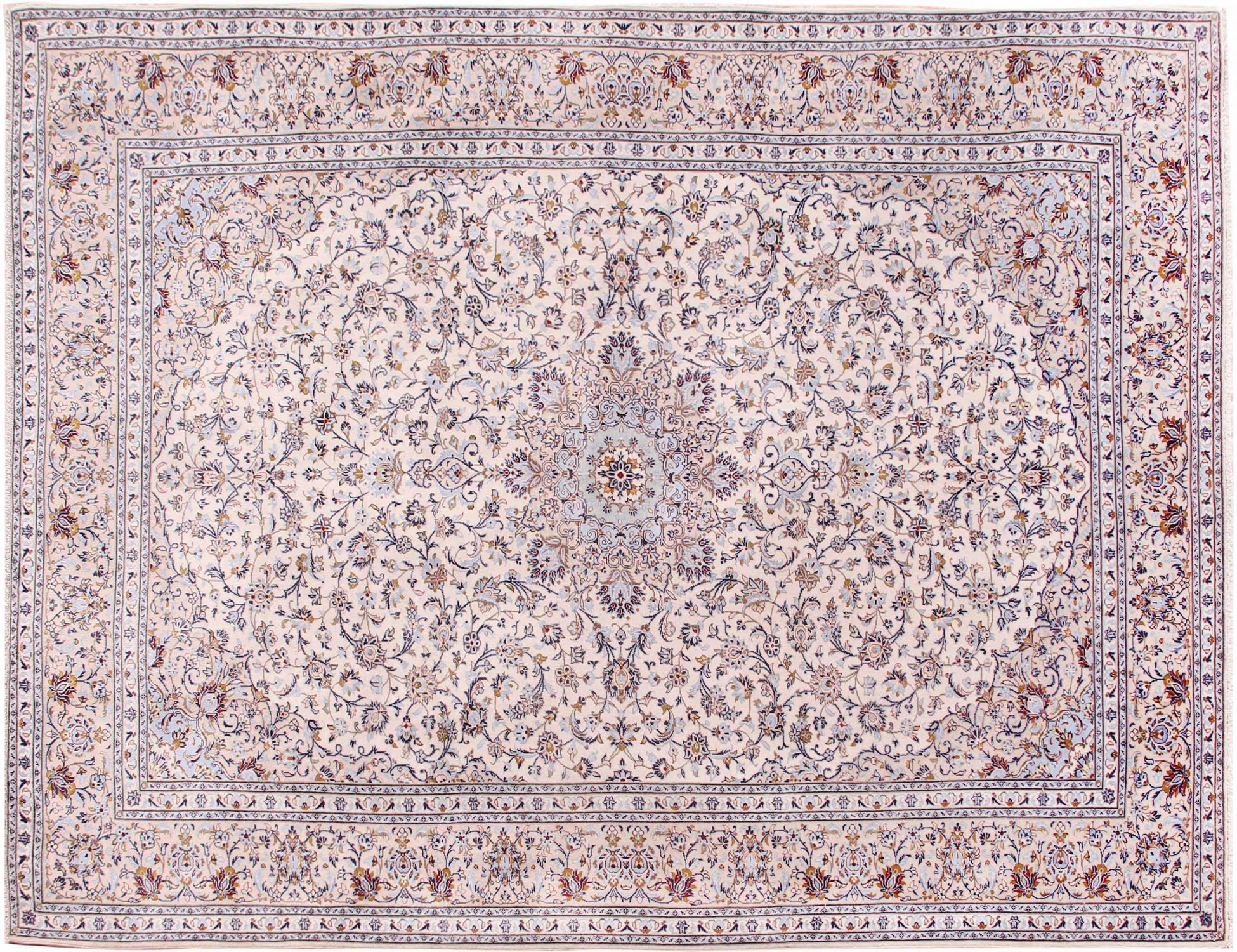 Kashan Tappeto  beige <br/>417 x 297 cm