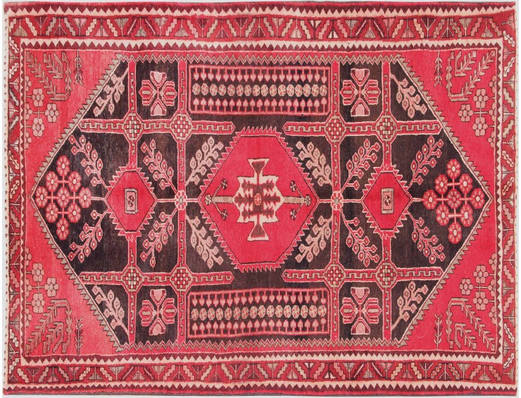 Red  Persia Hamadan Carpet  251 x 156 cm
