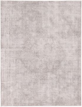 Tappeto vintage persiano 293 x 206 grigo