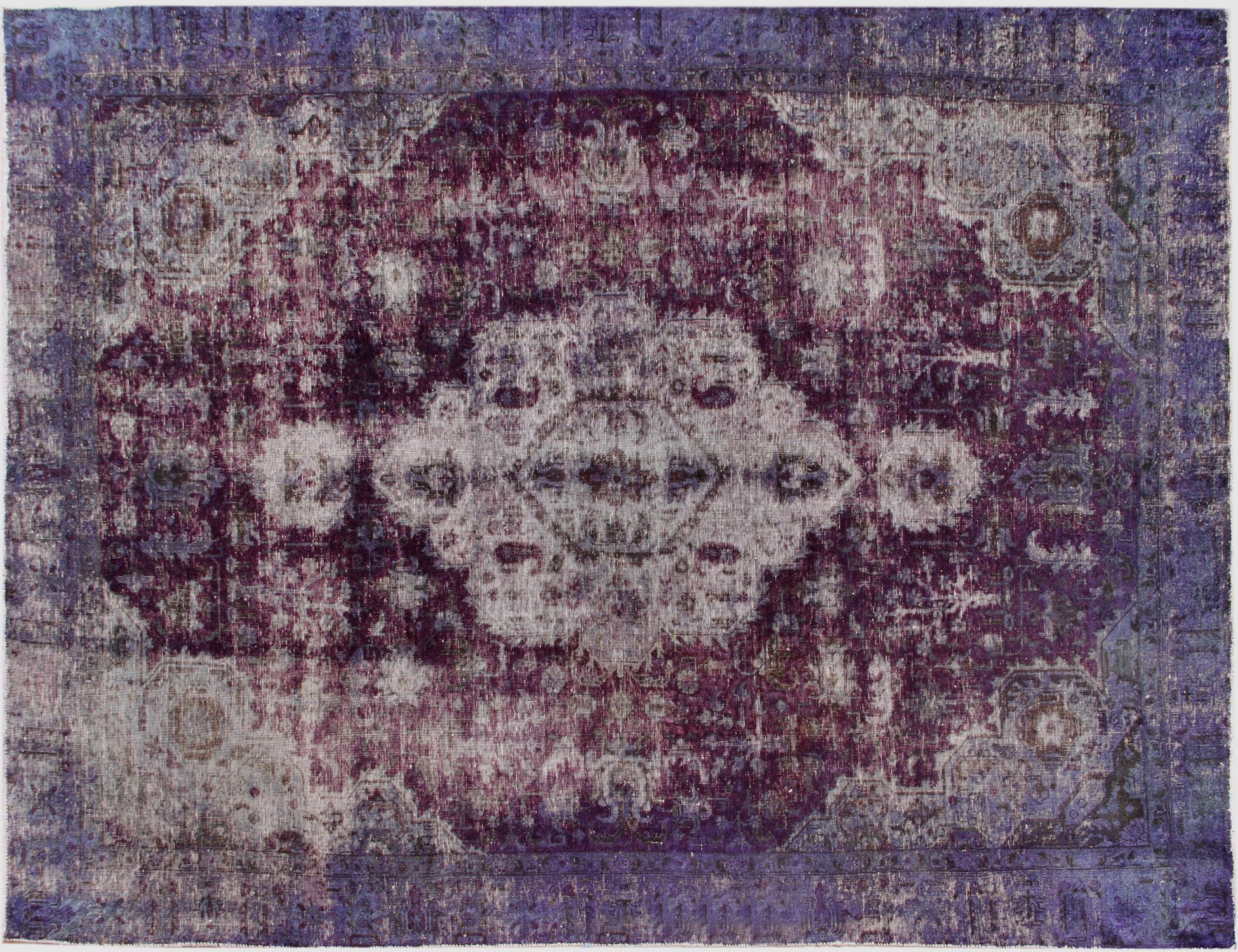 Persischer Vintage Teppich  grün <br/>337 x 243 cm