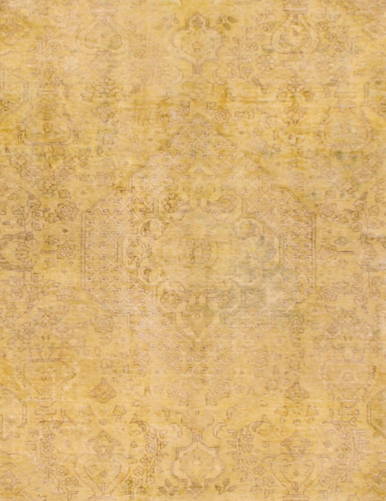 Persisk vintagetæppe  gul <br/>280 x 195 cm