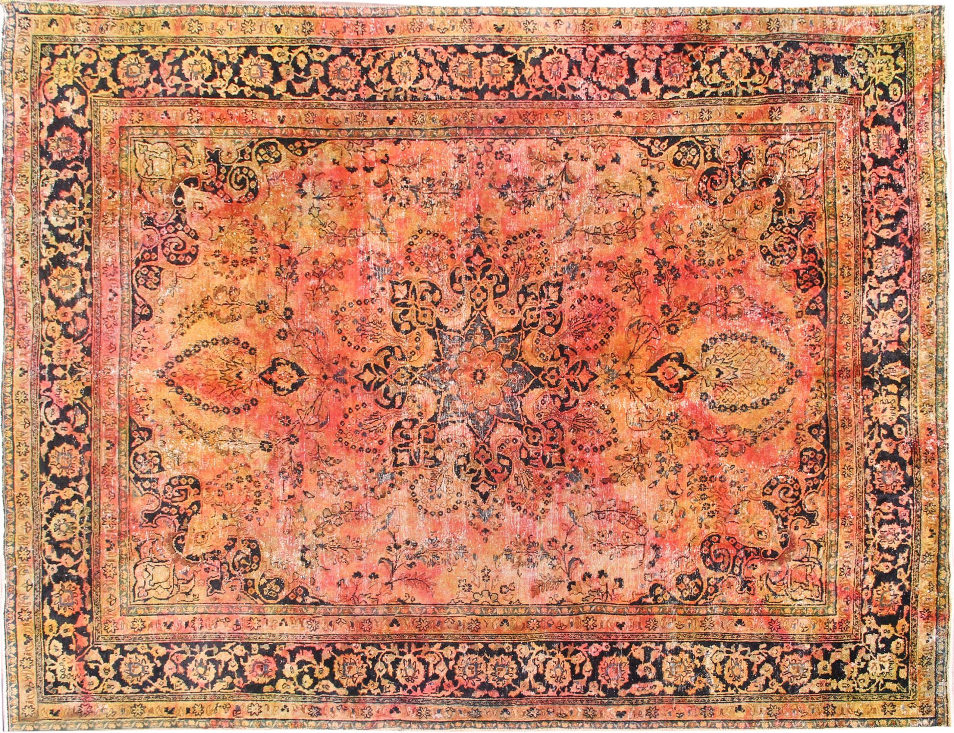 Tapis persan vintage  multicolore <br/>370 x 288 cm