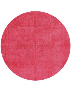 Round  Vintage Carpet  red  <br/>266 x 266 cm