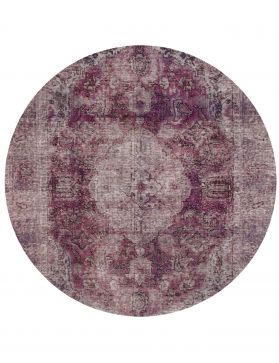 Round  Vintage Carpet  purple  <br/>200 x 200 cm
