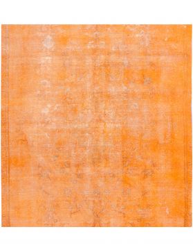 Persisk vintage teppe 224 x 224 oransje