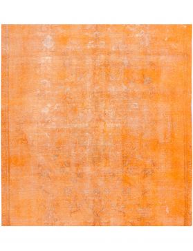 Tapis Persan vintage 224 x 224 orange