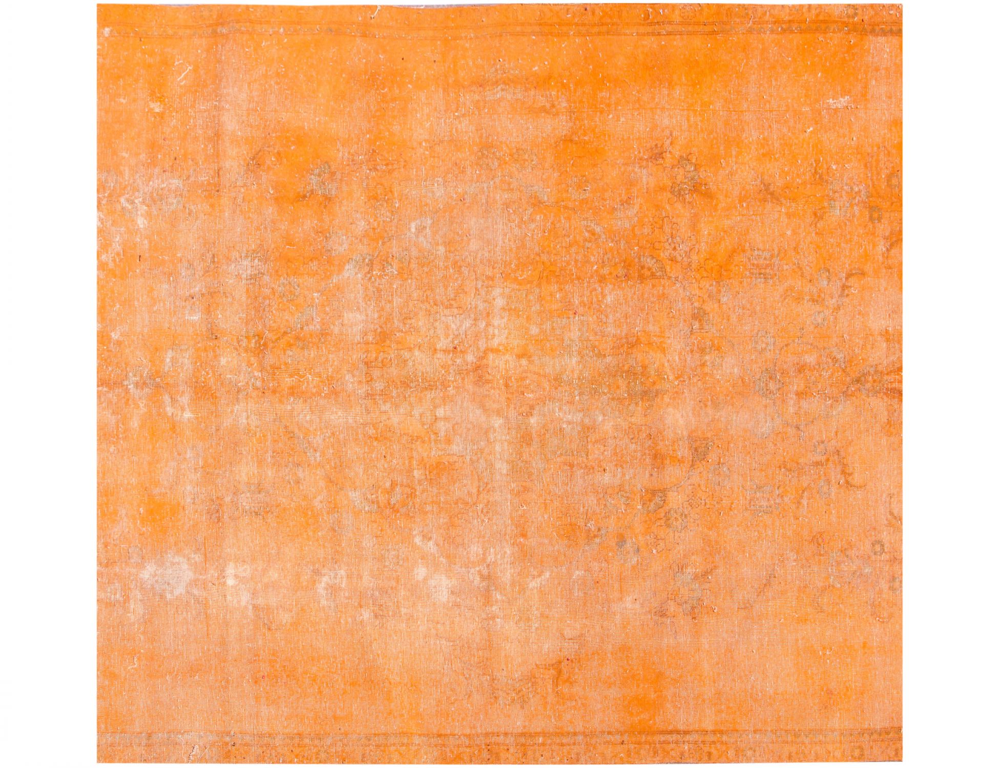 Tapis Persan vintage  orange <br/>224 x 224 cm