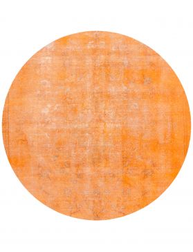 Persisk vintage teppe 224 x 224 oransje