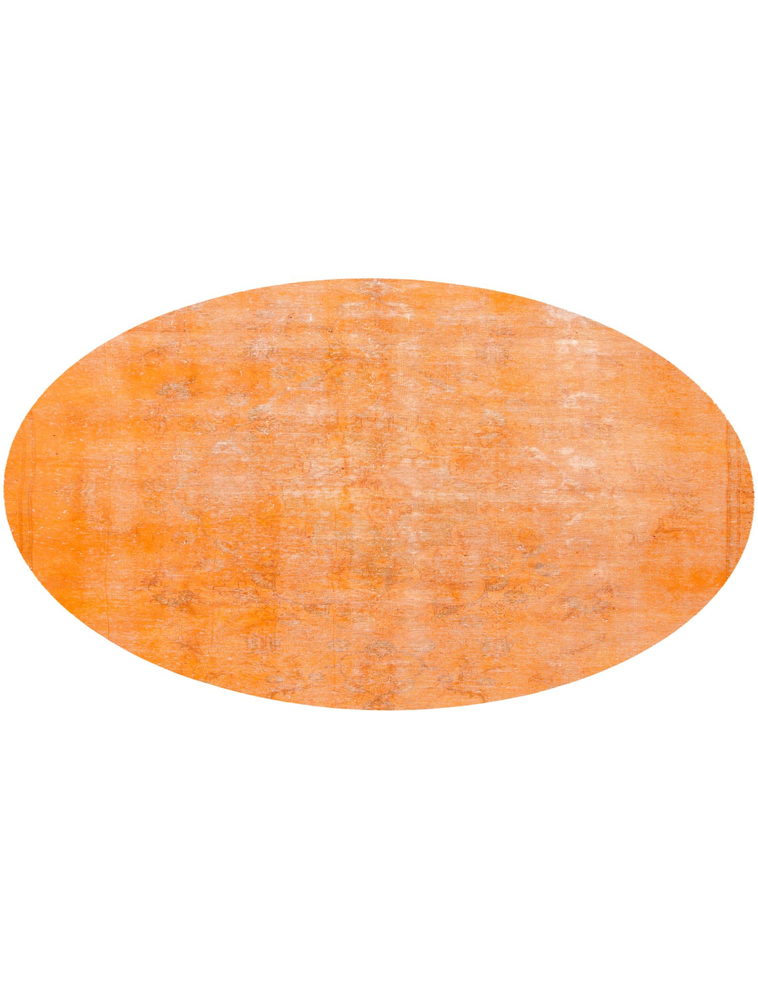Rund  Vintage Teppich  orange <br/>224 x 224 cm