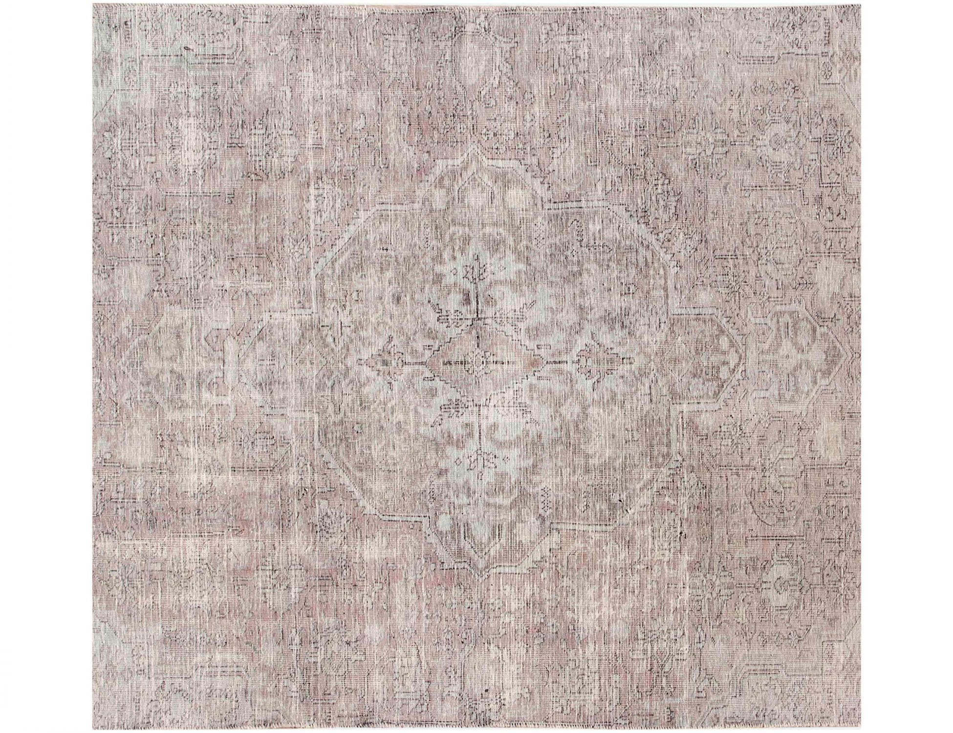 Persisk Vintagetæppe  lilla <br/>192 x 192 cm
