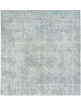 Persischer Vintage Teppich 223 x 223 blau