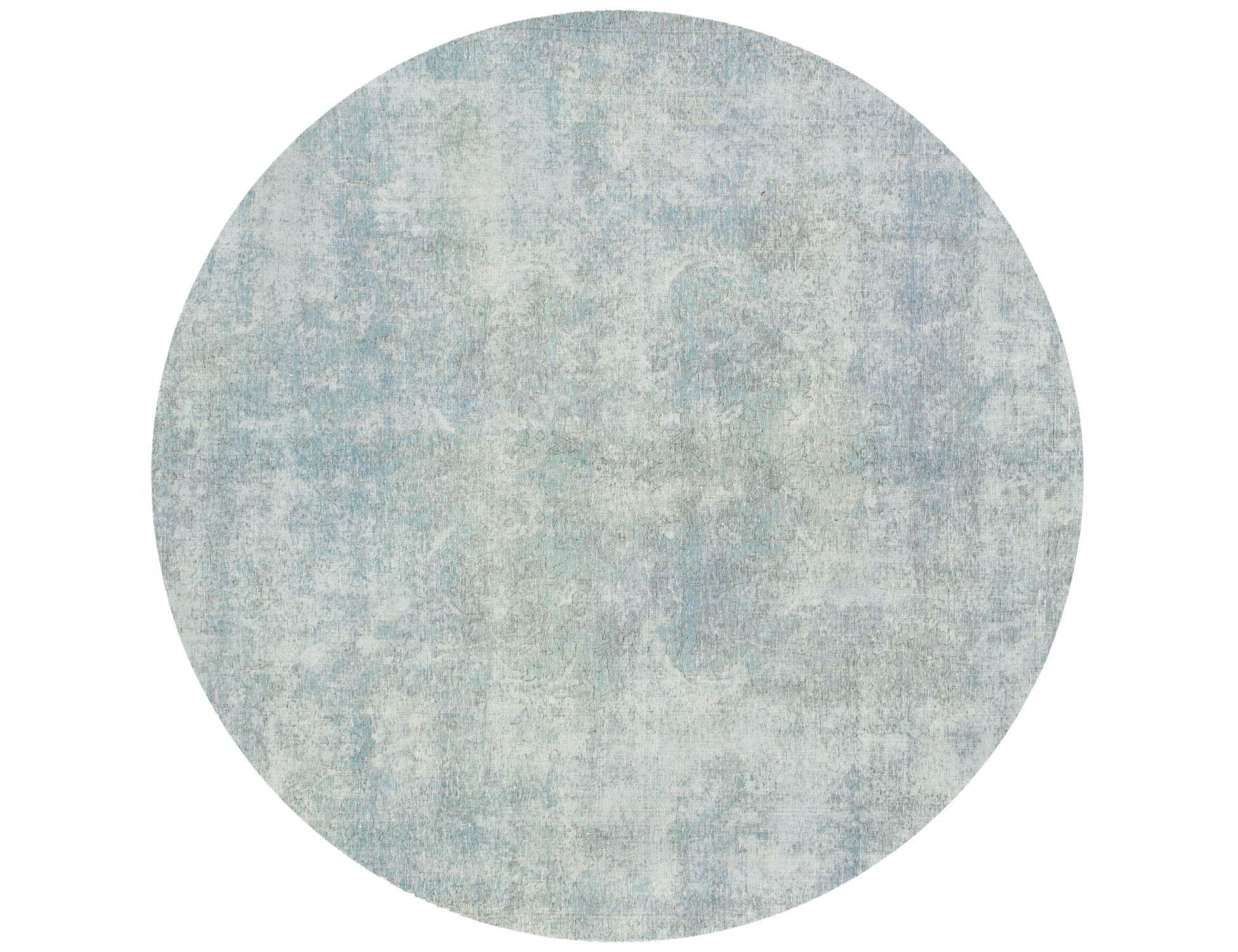 Round  Vintage Carpet  blue <br/>223 x 223 cm