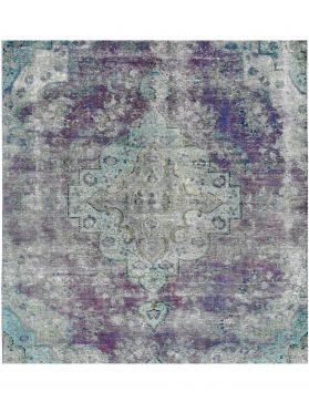 Persisk Vintagetæppe 194 x 194 grøn