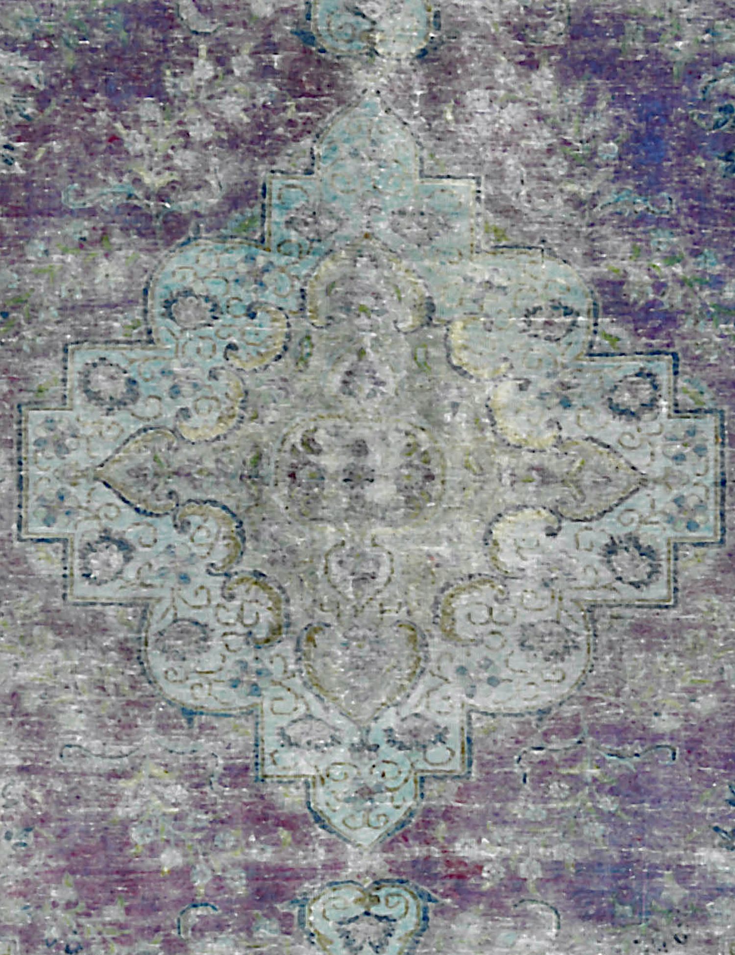 Persialaiset vintage matot  vihreä <br/>194 x 194 cm