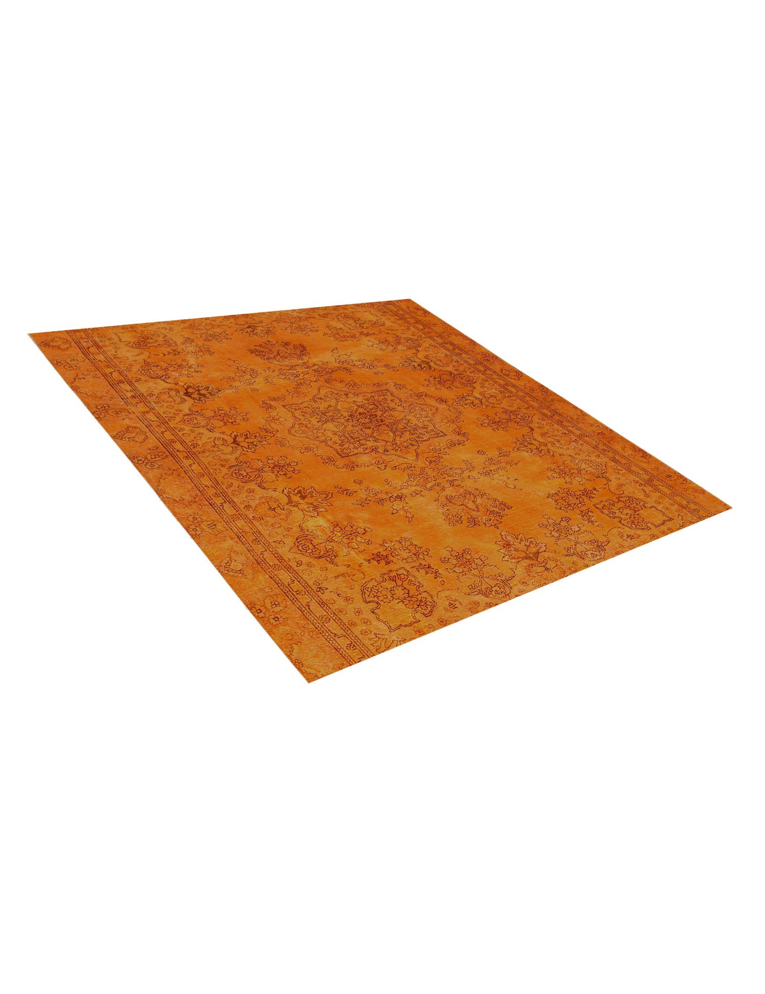 Tappeto vintage persiano  arancione <br/>239 x 239 cm