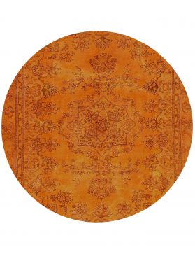 Round  Vintage Carpet  orange  <br/>239 x 239 cm
