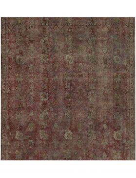 Persischer Vintage Teppich 227 x 227 grün