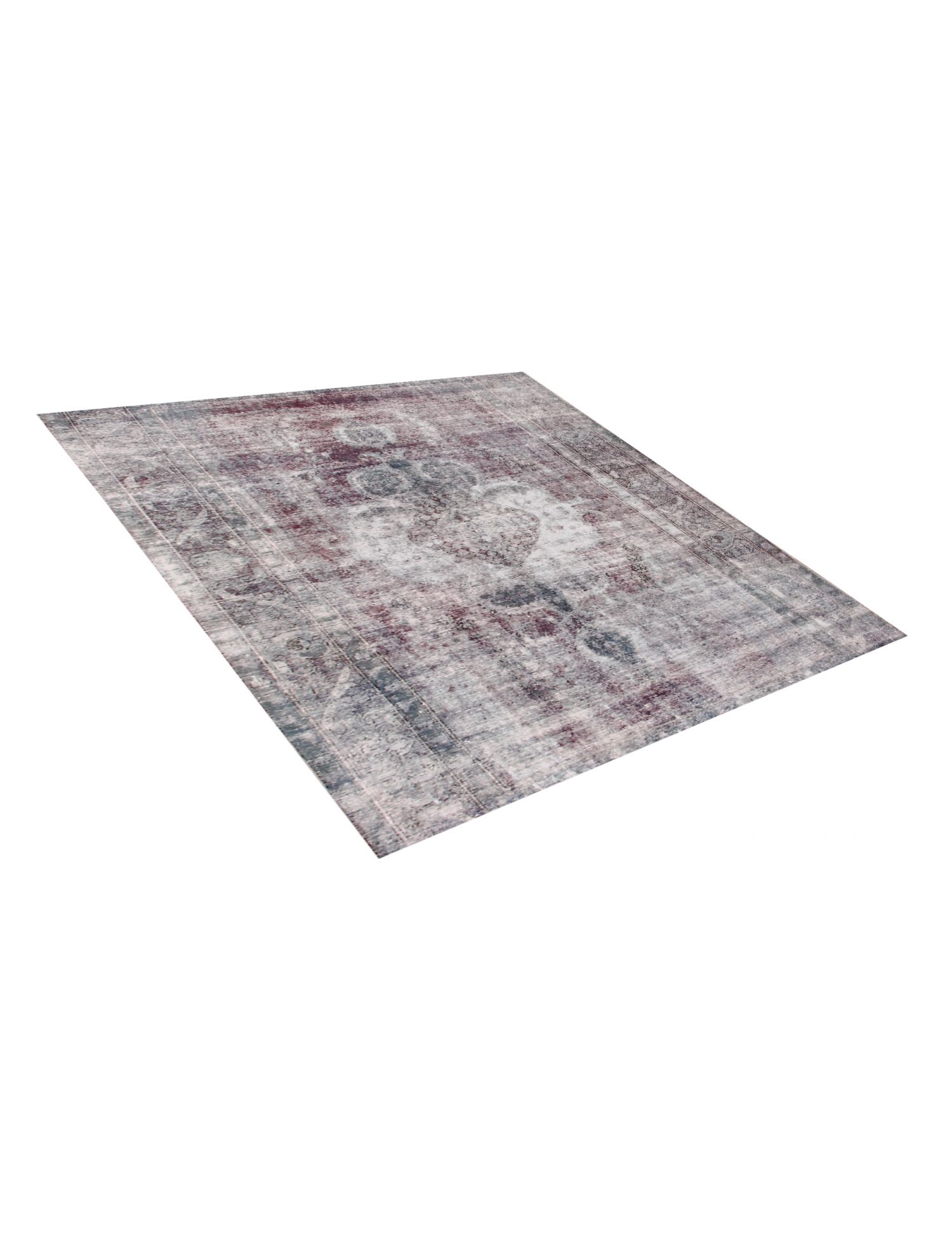 Quadrat  Vintage Teppich  lila <br/>215 x 215 cm