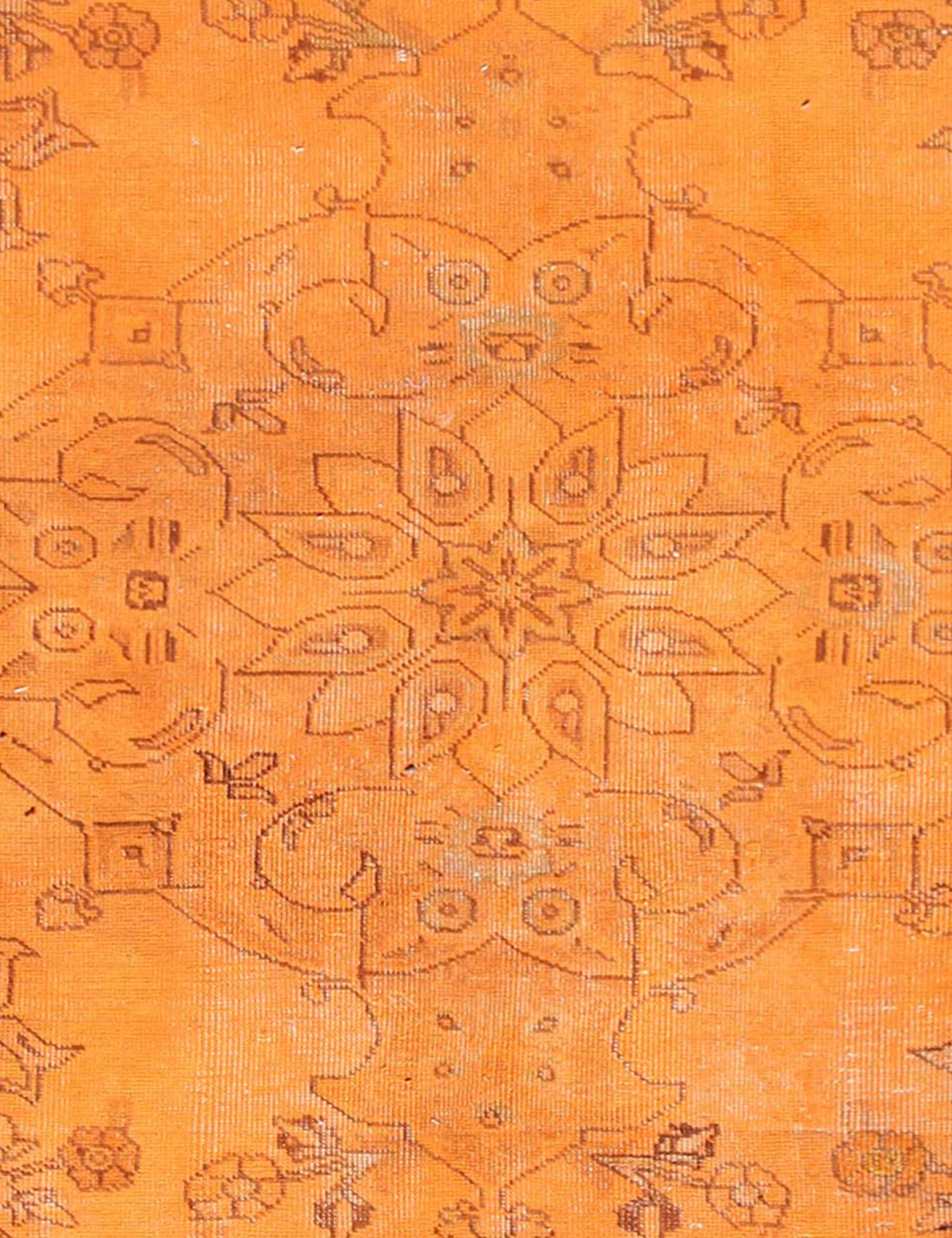 Tapis Persan vintage  orange <br/>180 x 180 cm
