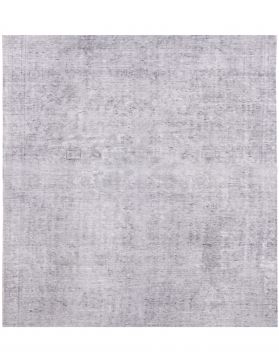 Alfombra persa vintage 184 x 184 gris
