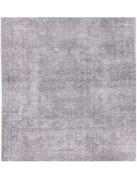 Persisk vintage teppe 190 x 190 grå