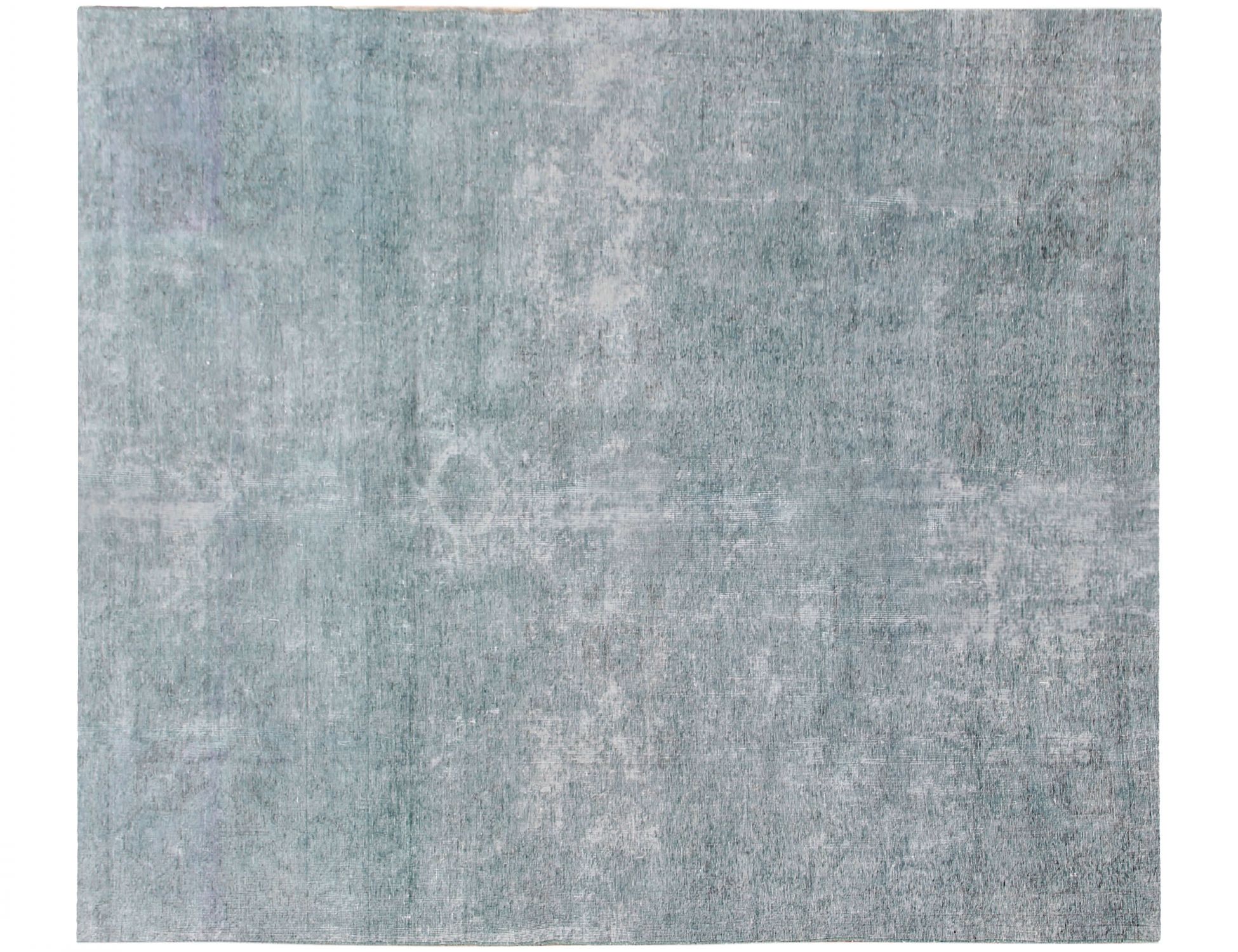 Quadrat  Vintage Teppich  türkis <br/>260 x 220 cm