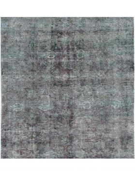 Tapis Persan vintage 190 x 190 violet