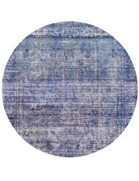 Persischer Vintage Teppich 170 x 170 blau