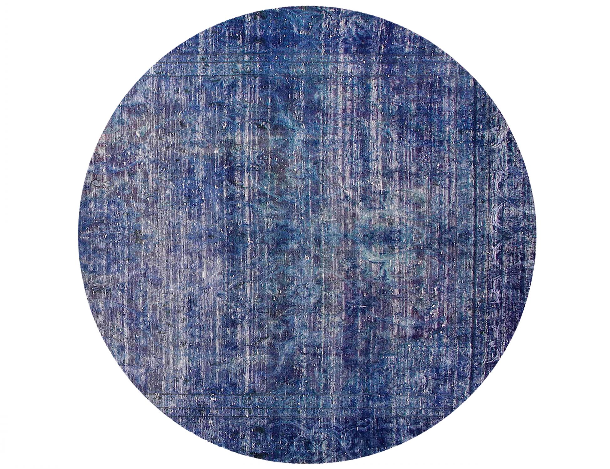 Tapis Persan vintage  bleu <br/>180 x 180 cm