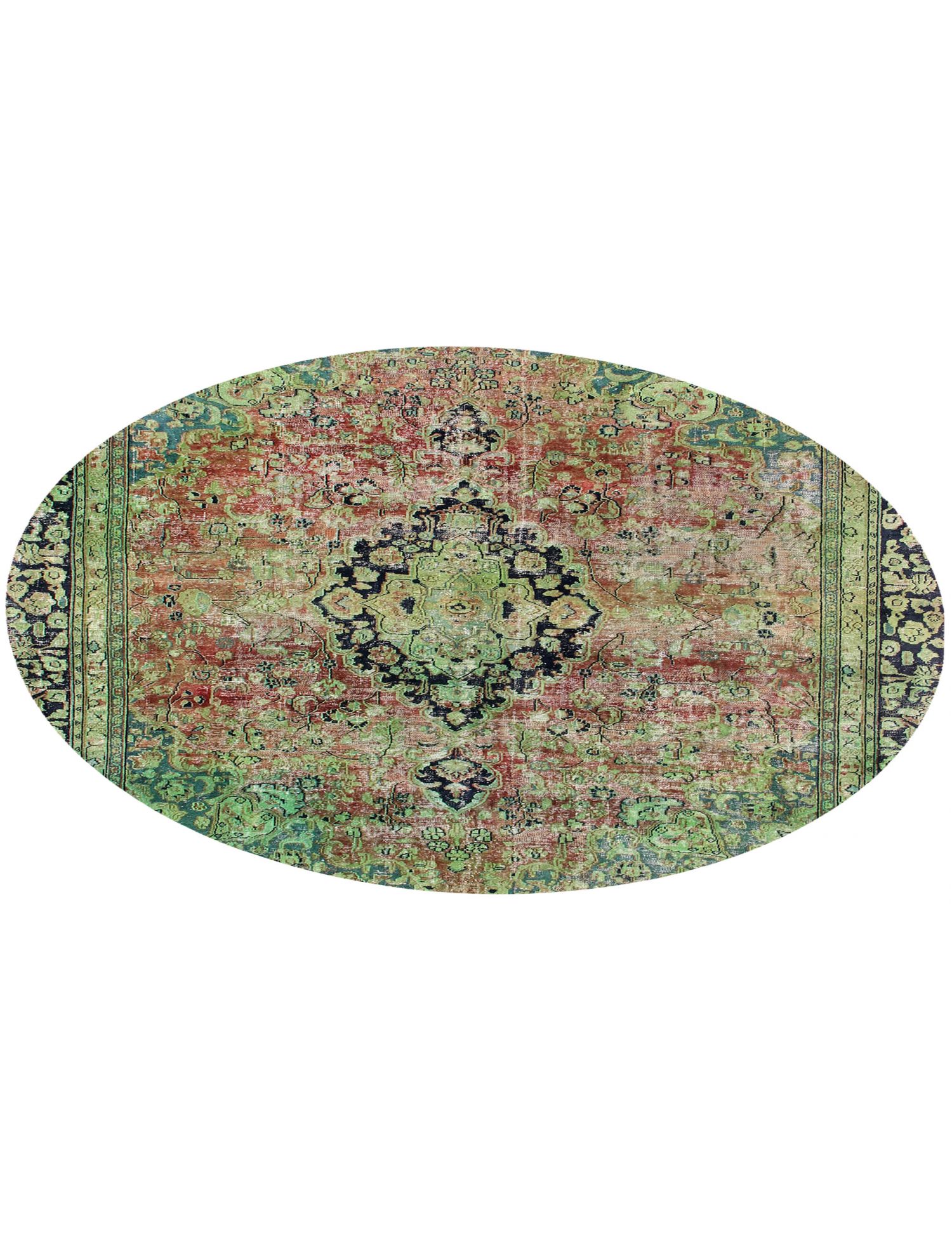 Tapis Persan vintage  vert <br/>258 x 258 cm