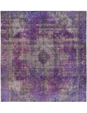 Persischer Vintage Teppich 214 x 214 blau