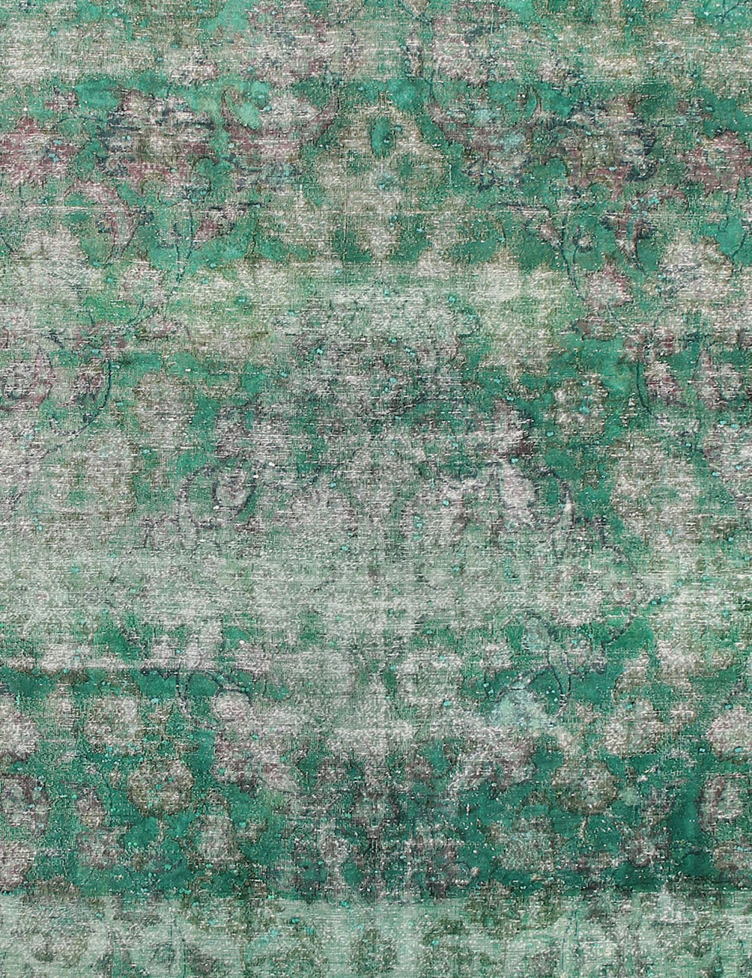 Persisk Vintagetæppe  grøn <br/>205 x 205 cm