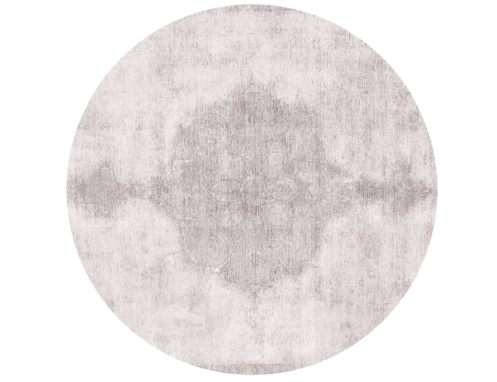Round  Vintage Carpet  grey <br/>188 x 188 cm